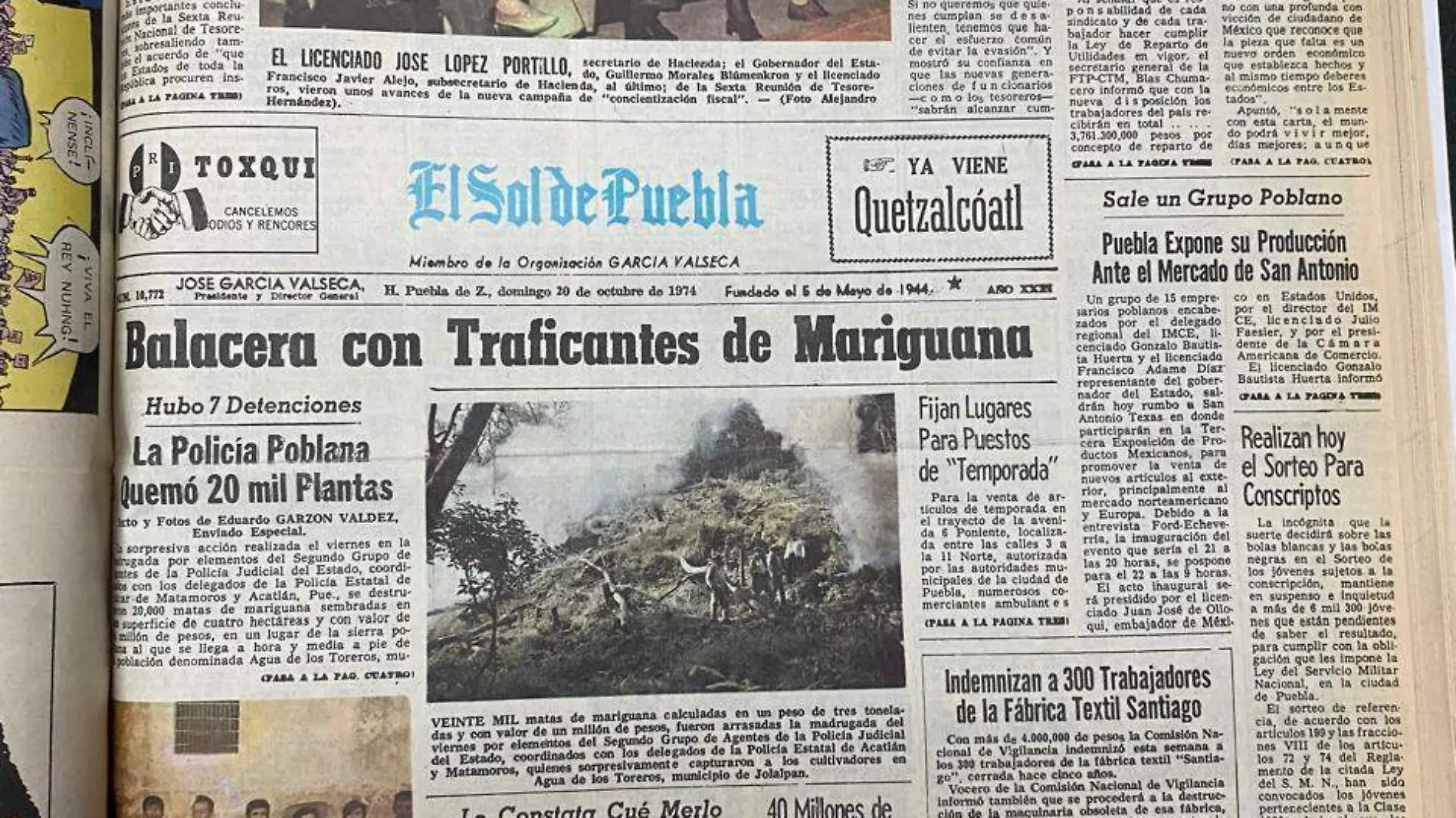 Publicación de la noticia